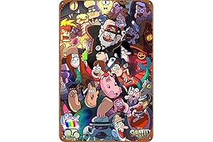 Gravity Falls Vintage Tin Logo Poster: A Gateway to the Mysterious Unknown