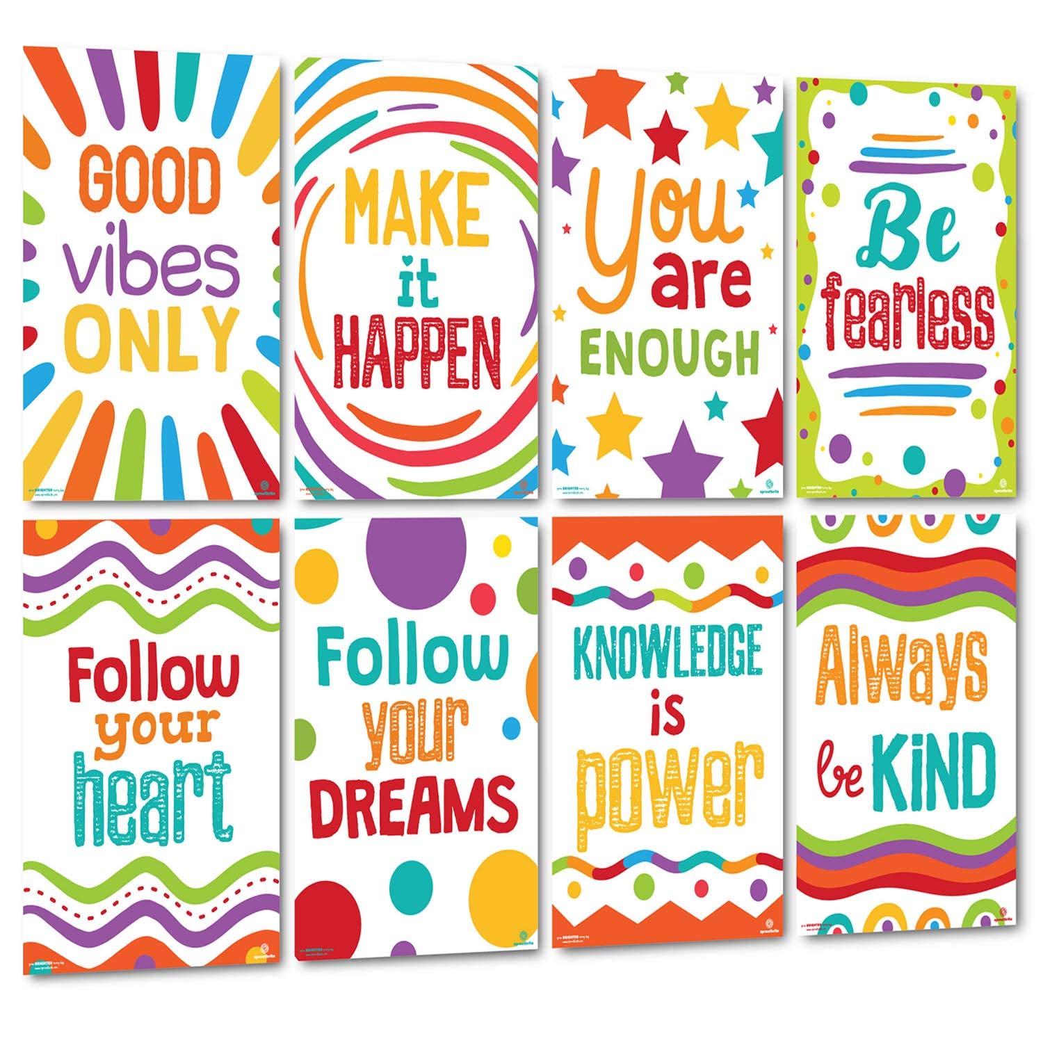 Sproutbrite Classroom Decorations Banner Posters For Teachers Bulletin ...