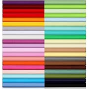 Macarrie 40 Piece Solid Color Fabric Bundles 10 x 10 Inch Multi-Color Fabric Squares Quilting Fabric Patchwork Sewing Craft Precut Fabric Scrap for DIY Sewing Craft (Classic Color)