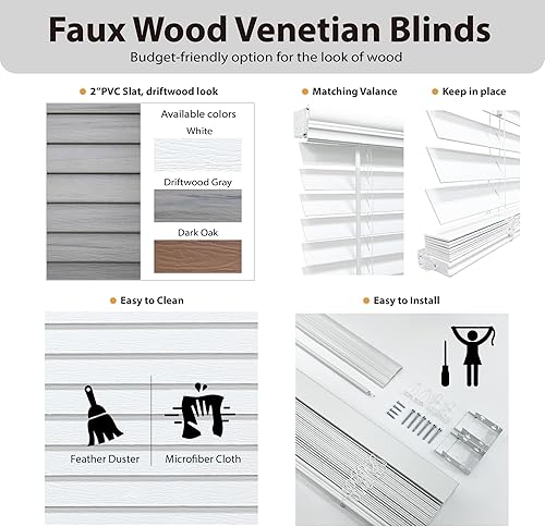 Miniatura 3 de Persiana de madera sintética con cordón