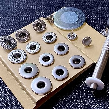 Amazon.co.jp: [CITRON JEANS]鉄製ボタン12個アソート・ハンマー