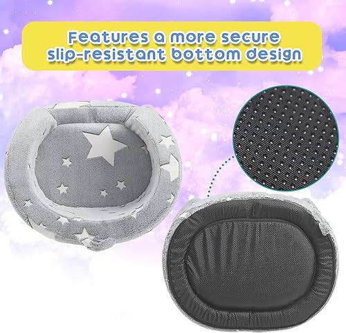 Miniatura 6 de ALIMORDEN Snug-Arch Sofá para Niños Pequeños, Silla de Bebé de Espuma Cómoda, Silla Ergonómica para Niños Pequeños con Diseño de Abrazo Acogedor