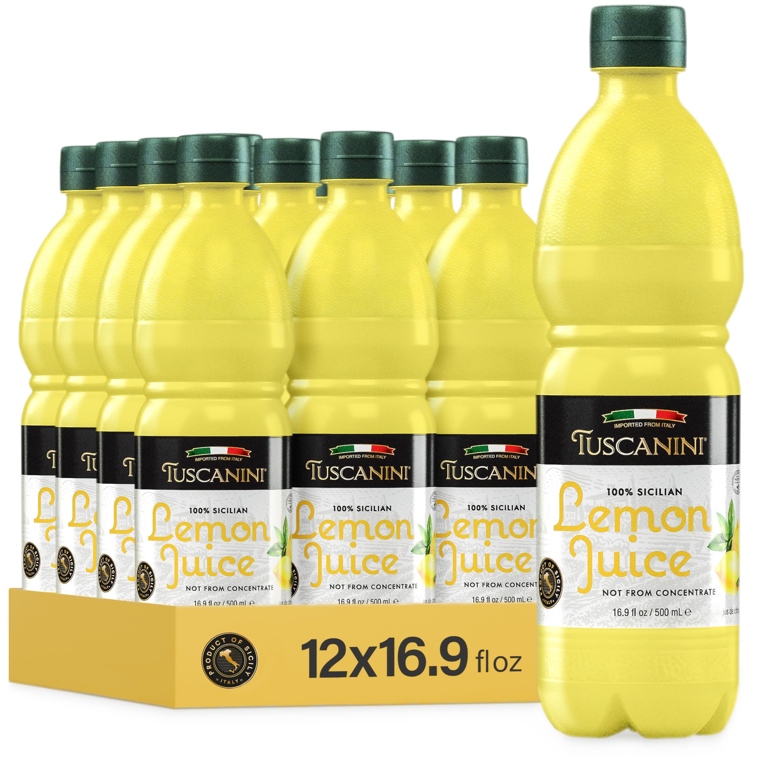【中古】 Italian Juice Amazon.com : Tuscanini 100% Sicilian Lemon Juice, Not from