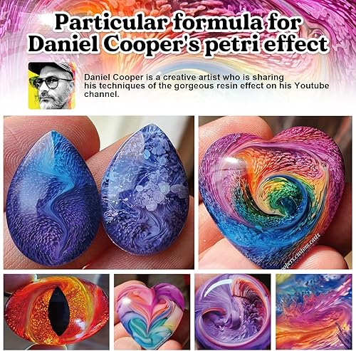 Miniatura 2 de LET'S RESIN & Daniel Cooper Kit de resina epoxi, resina epoxi sin burbujas de 23 onzas, resina epoxi transparente para joyas, arte, vasos, resina de