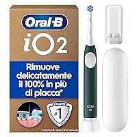 Oral-B Spazzolino Elettrico iO 2 Verde, 1 Testine Di Ricambio