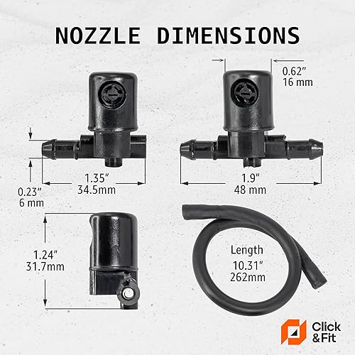 Miniatura 4 de Wndshield Boquillas de arandela para Opel Insignia A, A, G, H, Zafira, A, B, Corsa D