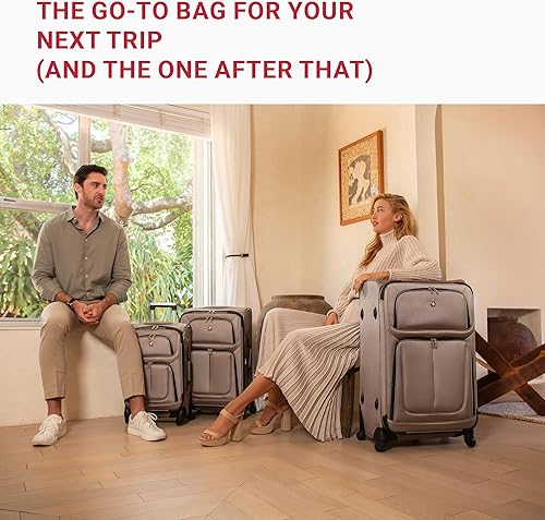 Miniatura 3 de SwissGear - Equipaje suave expandible Sion Negro Carry-On 21-Inch