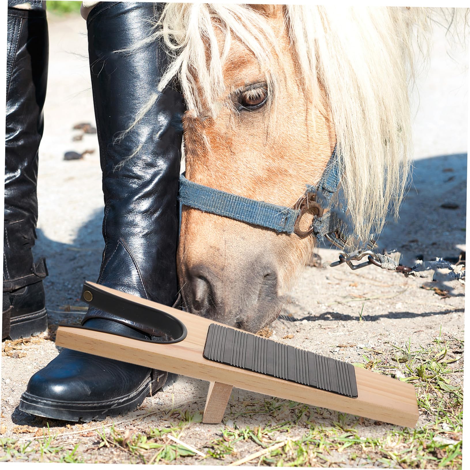 CLISPEED Leva Stivali in Legno Per Rimozione Stivali Da Lavoro Strumento Aiutante Per Togliere Scarpe Senza Chinarsi Accessorio Stabile e Riutilizzabile Per Uso in Stalla e All’aperto