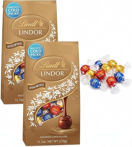 Lindt LINDOR 什锦巧克力松露 2袋装