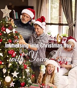 Luxspire Christmas Tree Star Topper, LED Glitter Metal 3D Christmas Decorations Lights, Remote & USB Operated Star Treetop for Home Party, 6H Timer & 8 Lighting Modes, Champagne Gold