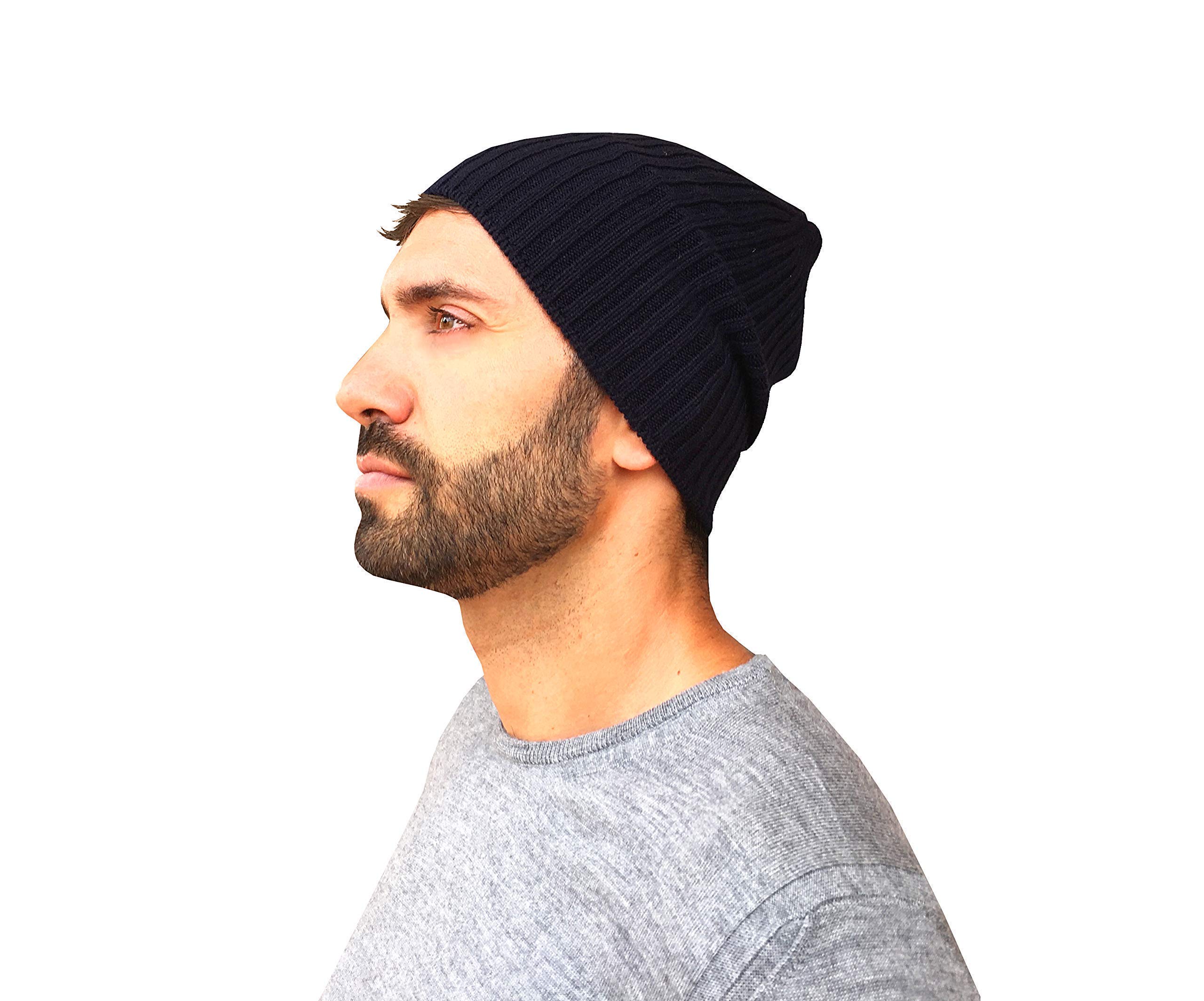 Berretto Cappello Uomo Invernale Cachemire 100%