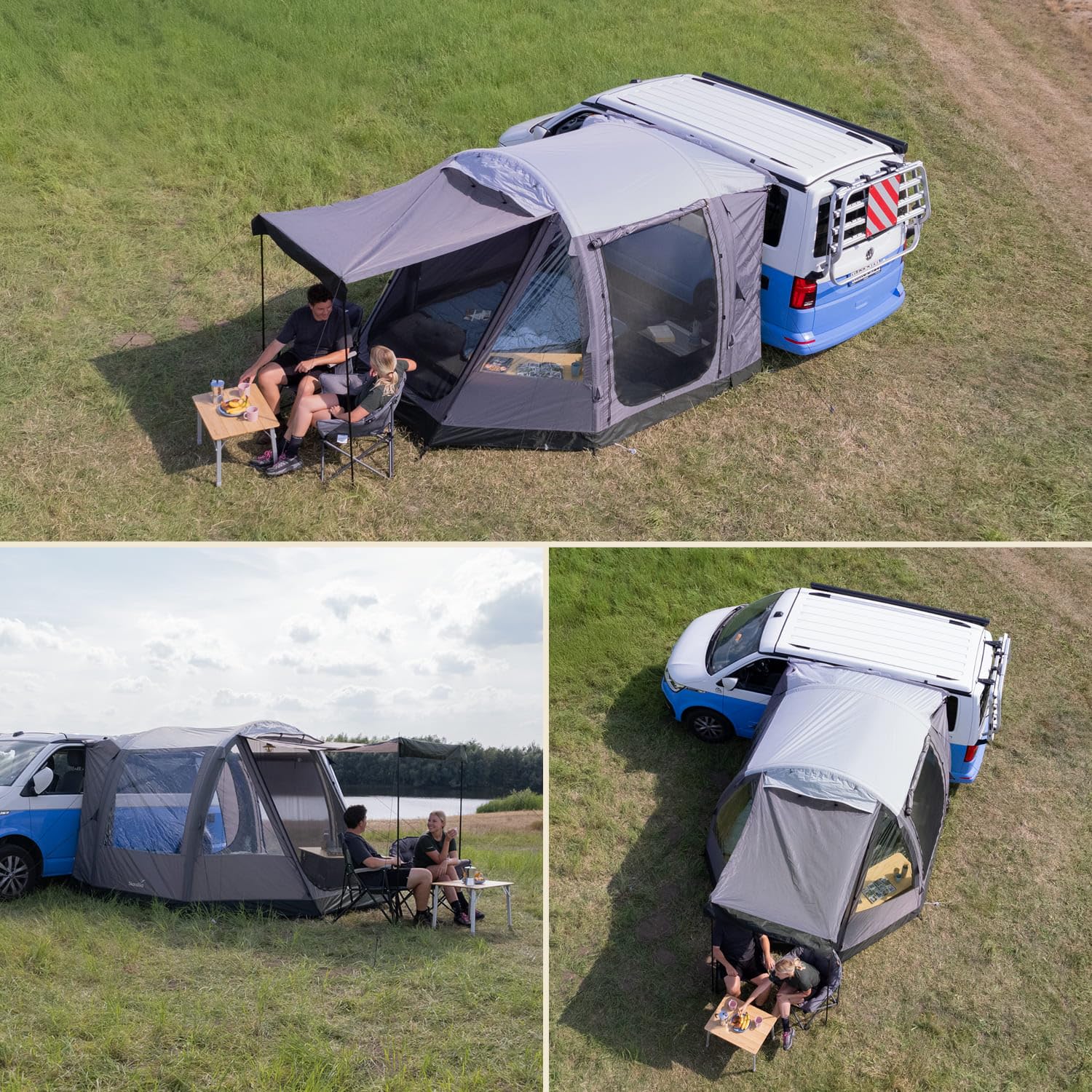 Skandika Aarhus Travel 2 / Aarhus Air Protect Tienda de campaña para autobús |con/sin Air Protect, 2 Personas, Independiente, 2 m Altura, mosquitera