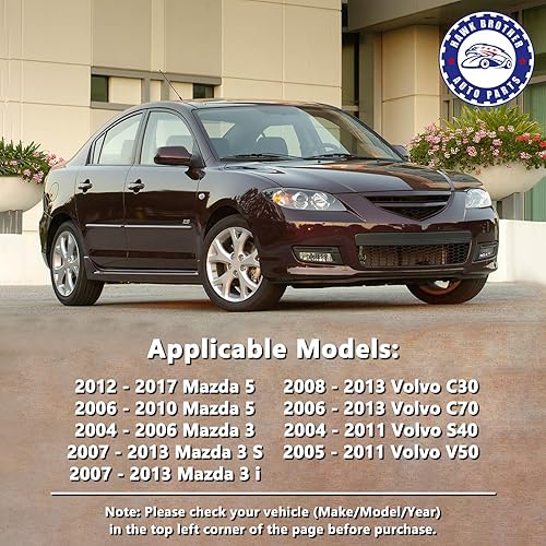 Miniatura 2 de Varillas estabilizadoras, repuesto para kit de eslabones de extremo de barra estabilizadora compatible con Mazda 3 2004-2013, Mazda 5 2006-2017,