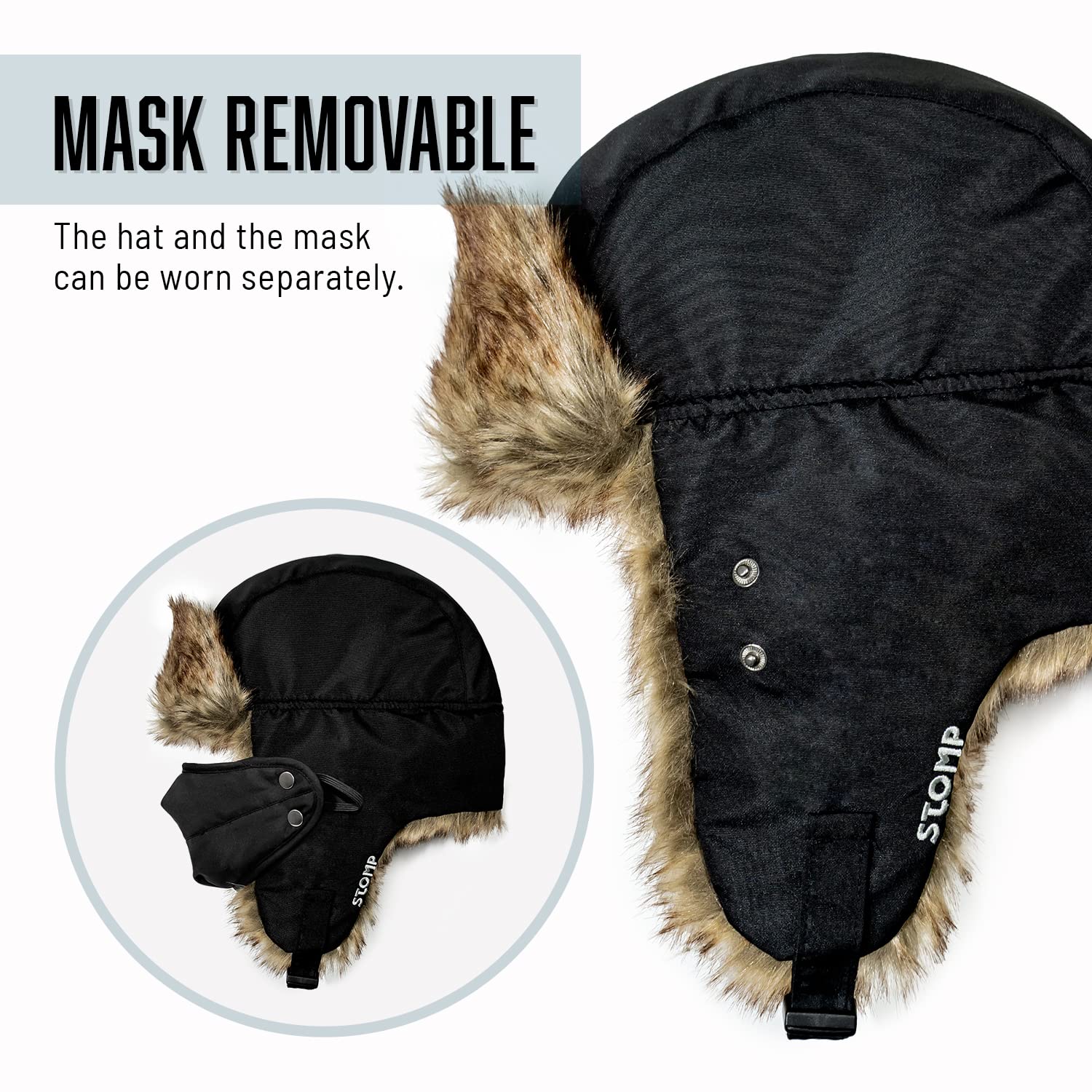 JIAHG Chapka Femme Hiver En Peluche Ultra Doux Chapeau De