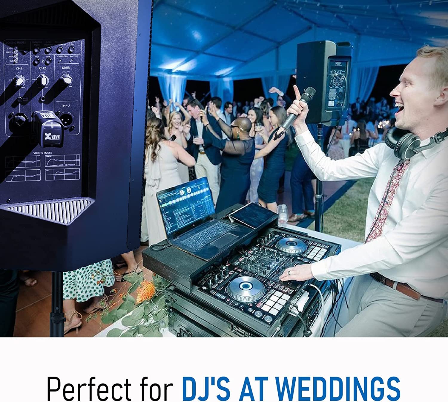 Amazon.com: Xvive U3 Microphone Wireless System for DJ Controllers