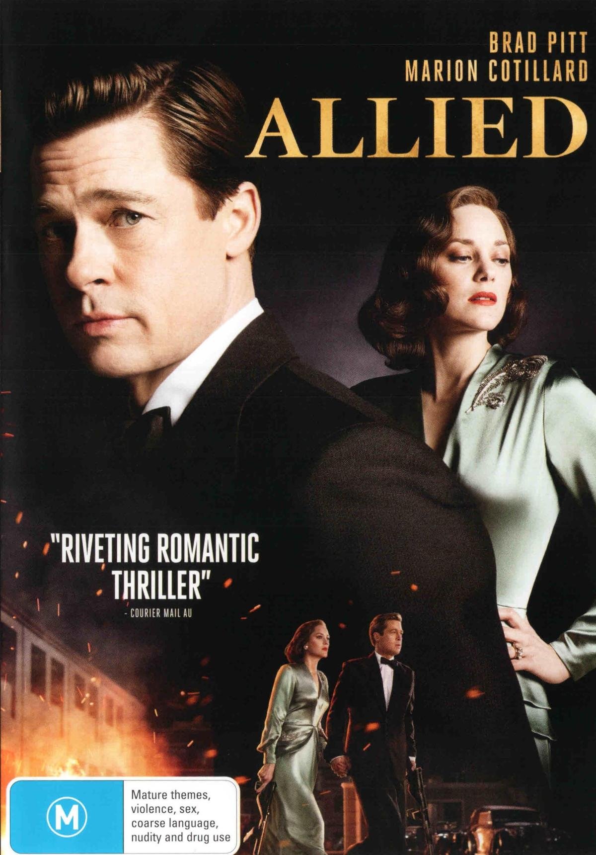 Allied película DVD edición internacional drama histórico de espías