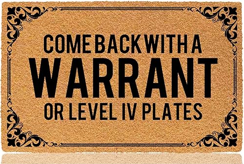 Tapete de bienvenida para entrada al aire libre, tapete de goma antideslizante para puerta delantera, tapete de goma para exteriores, divertido