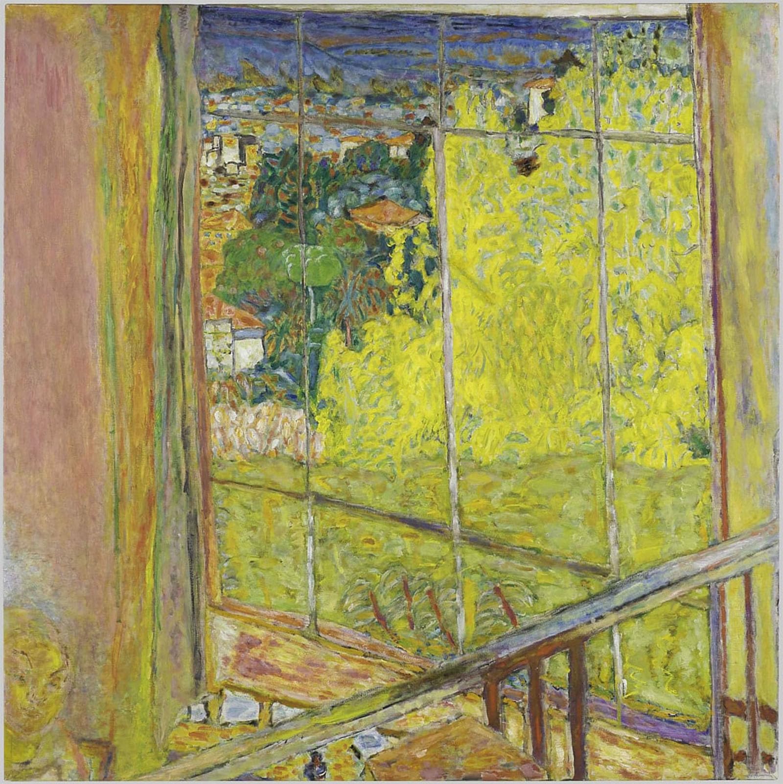 SERENDIPITP Retro Picture Poster Wall Art Pictures Painting Latelier Au Mimosa by Pierre Bonnard Wall Art Canvas Print for Wall Decor 60x90cm