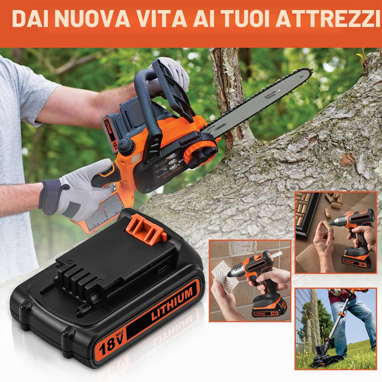 2pcs 3000mAh 18V Batteria di ricambio per Black Decker 18V Batteria BL1518-XJ BL2018-XJ LB20 LBXR20 LBX20 LBXR2020-OPE-2 LBXR20B LB2X4020 LST220