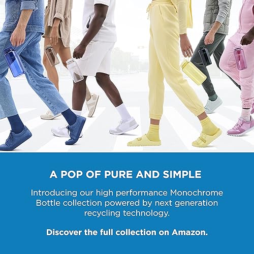 Miniatura 28 de Nalgene Sustain - Botella de agua de Tritan sin bisfenol A hecha con un 50 % de material derivado de restos de plástico, 32 fl oz, boca ancha