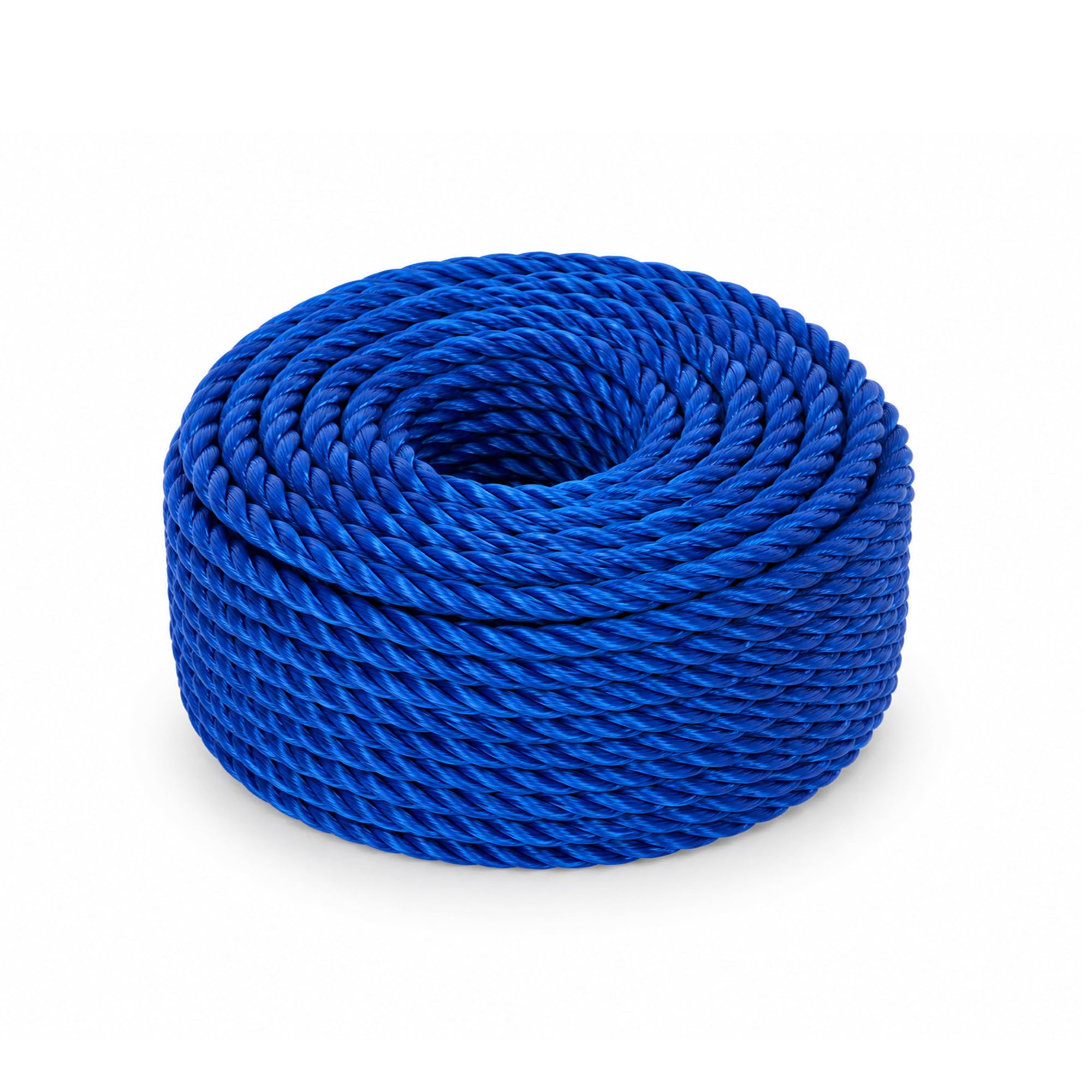 NAVOYS 20m x 8mm Blue Polypropylene Rope, Multipurpose Utility Cord for Tying, Lashing & Pulling, Weather Resistant Outdoor Rope for Tarpaulins, Boats, Camping, Garden, Garage & DIY (8mm x 20m)