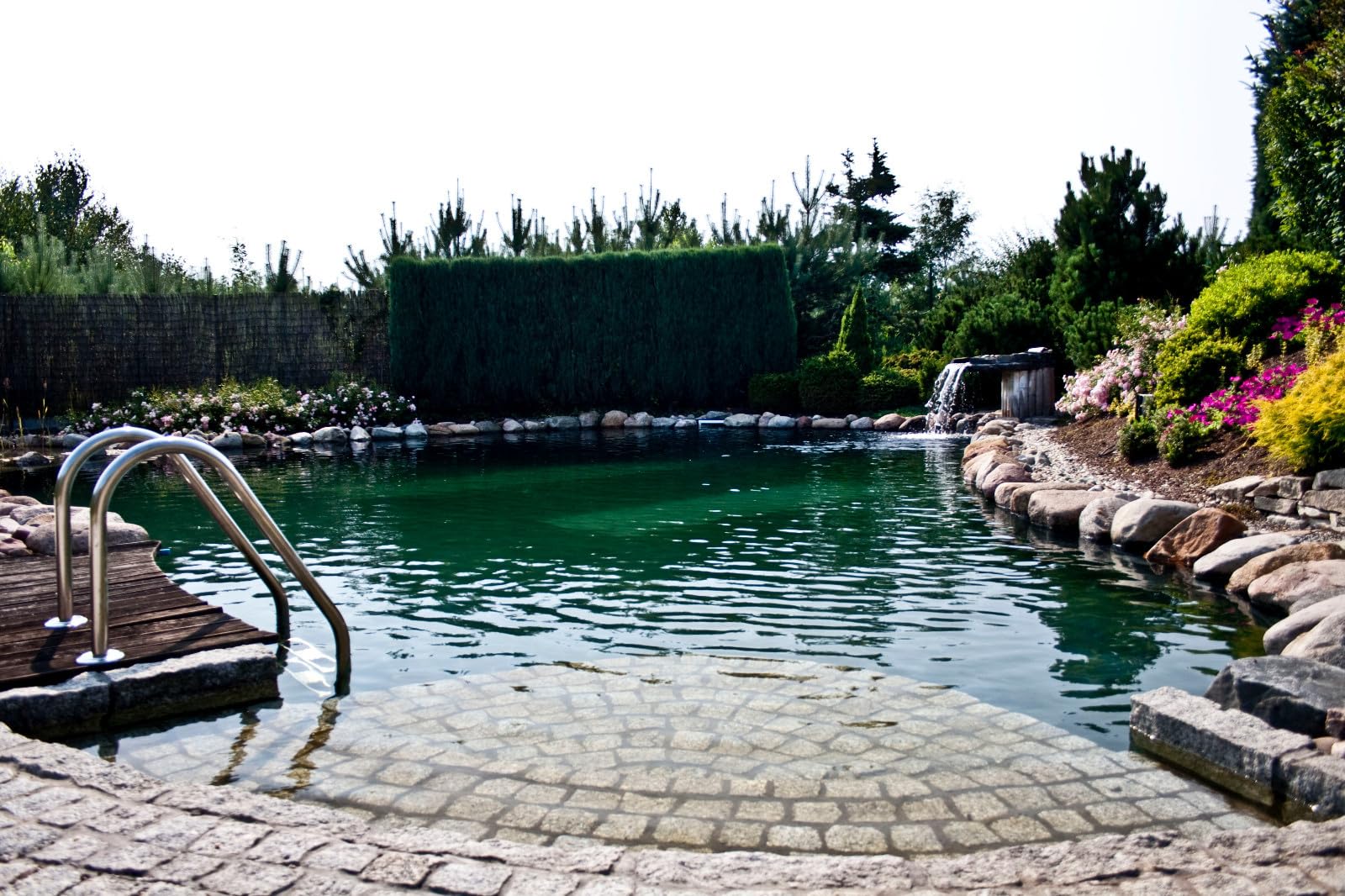Professionelle Teichfolie PVC 1mm 3x5, 15 Jahren Garantie für Gartenteich Swimmteich UV- und witterungsbeständig 3m x 5m