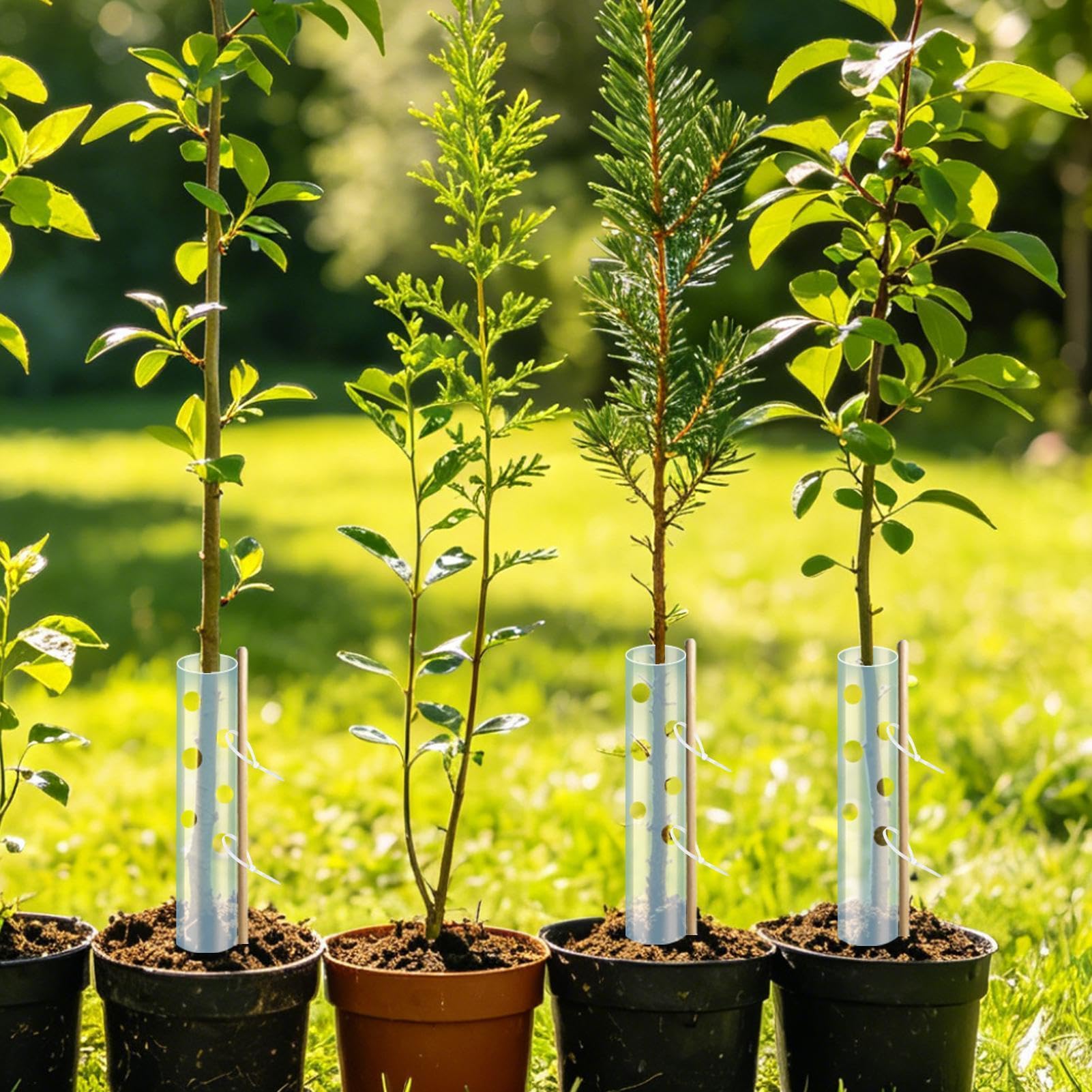 Plantas de árbol Tubo de Planta Bricolaje Protección de Plantas de Árbol
