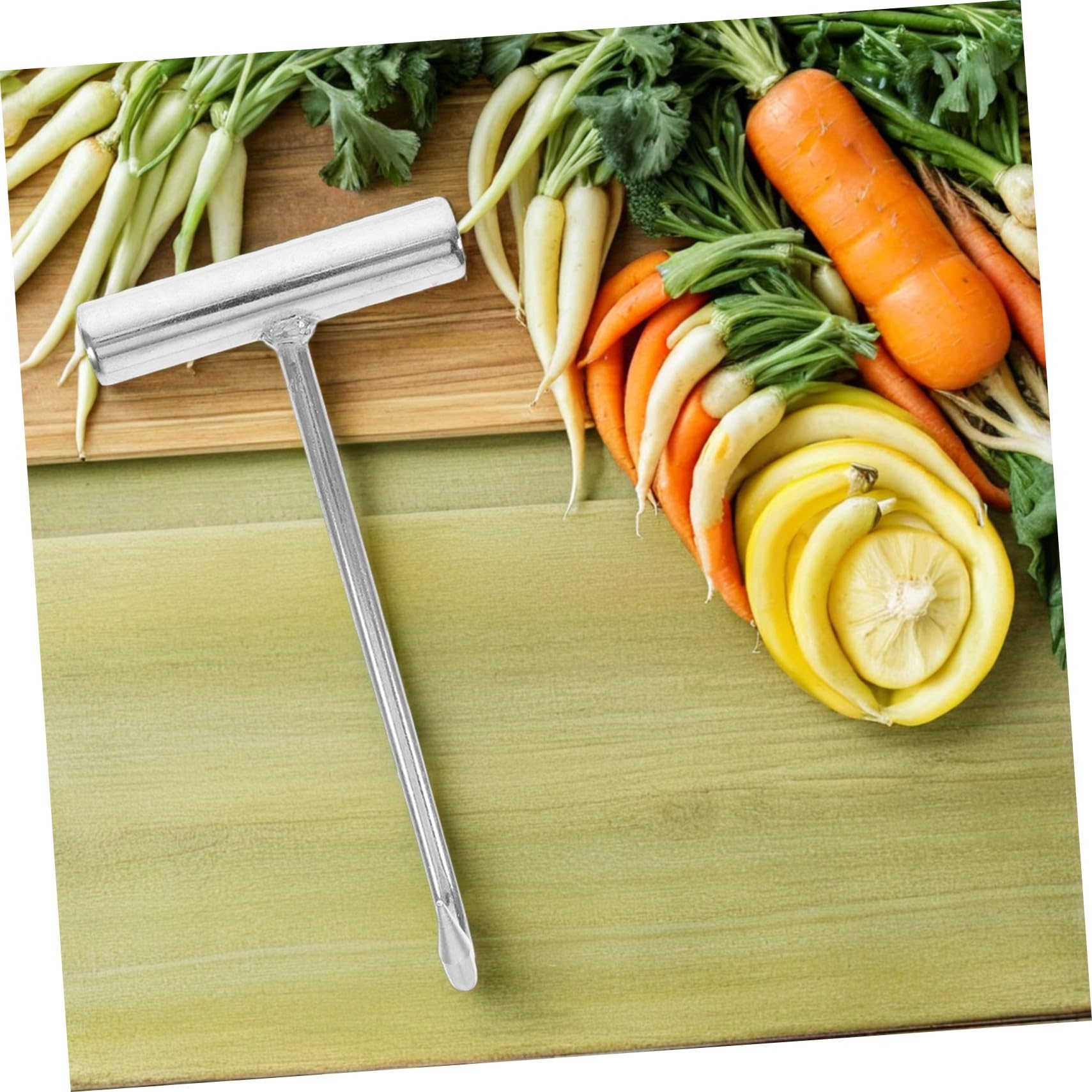 Ganci Impugnatura Ergonomica in Acciaio Inossidabile 5pezzi a Forma di T per Carne per Macelleria e Barbecue, per Ristorante e Cucina