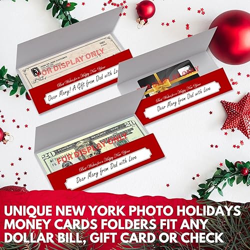 Miniatura 3 de Love Bridge Central Park New York City Holidays - Juego de 6 tarjetas de felicitación de 6 14 x 3 14 pulgadas, juego de 6 tarjetas y 6 sobres,