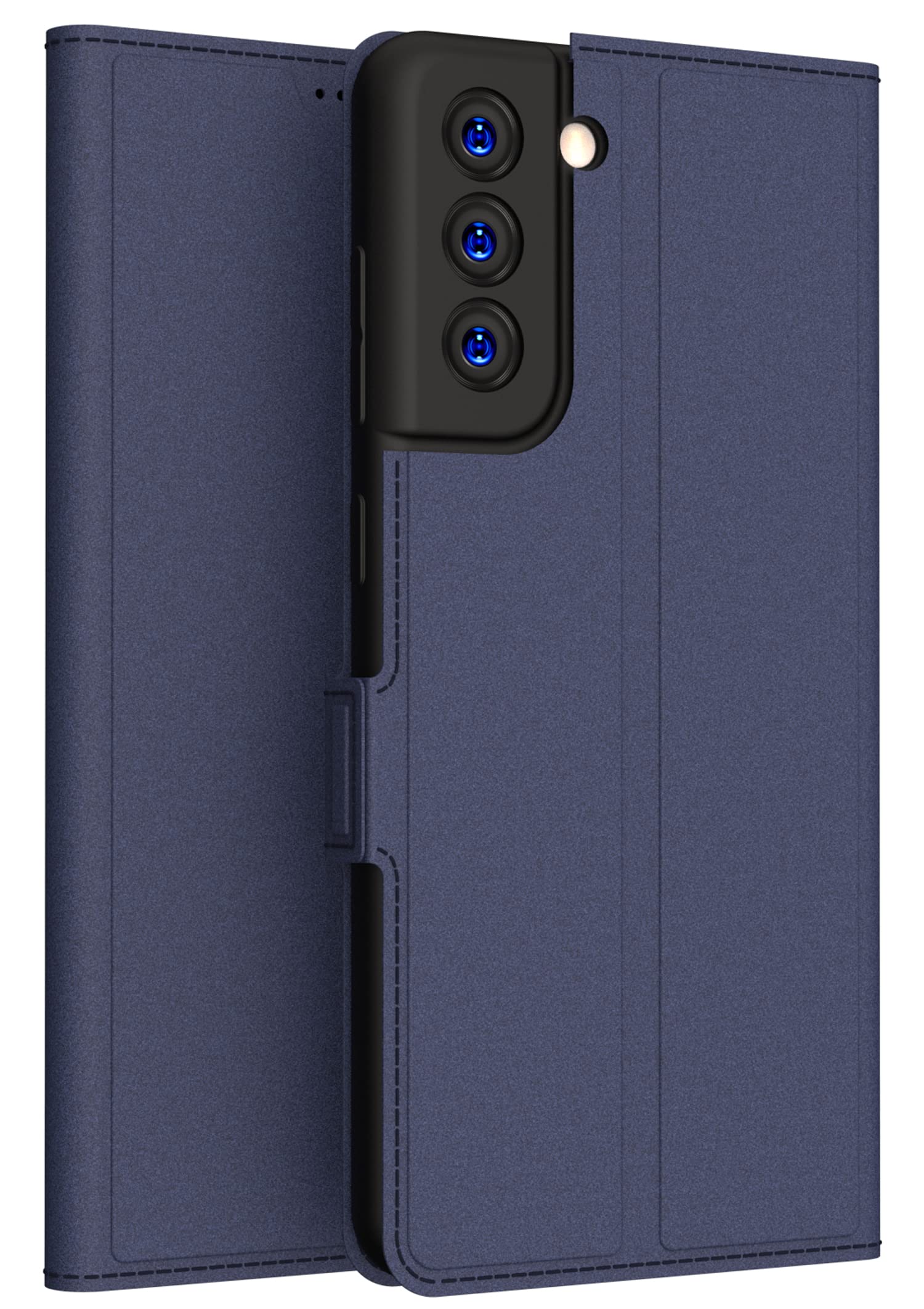 Kapa Noble Slim Magnetic Leather Flip Case Cover for Samsung Galaxy S21 FE,Card Holder Stand Leather Flip Wallet Case (Blue) (B0BLK499SV) Amazon Price History, Amazon Price Tracker