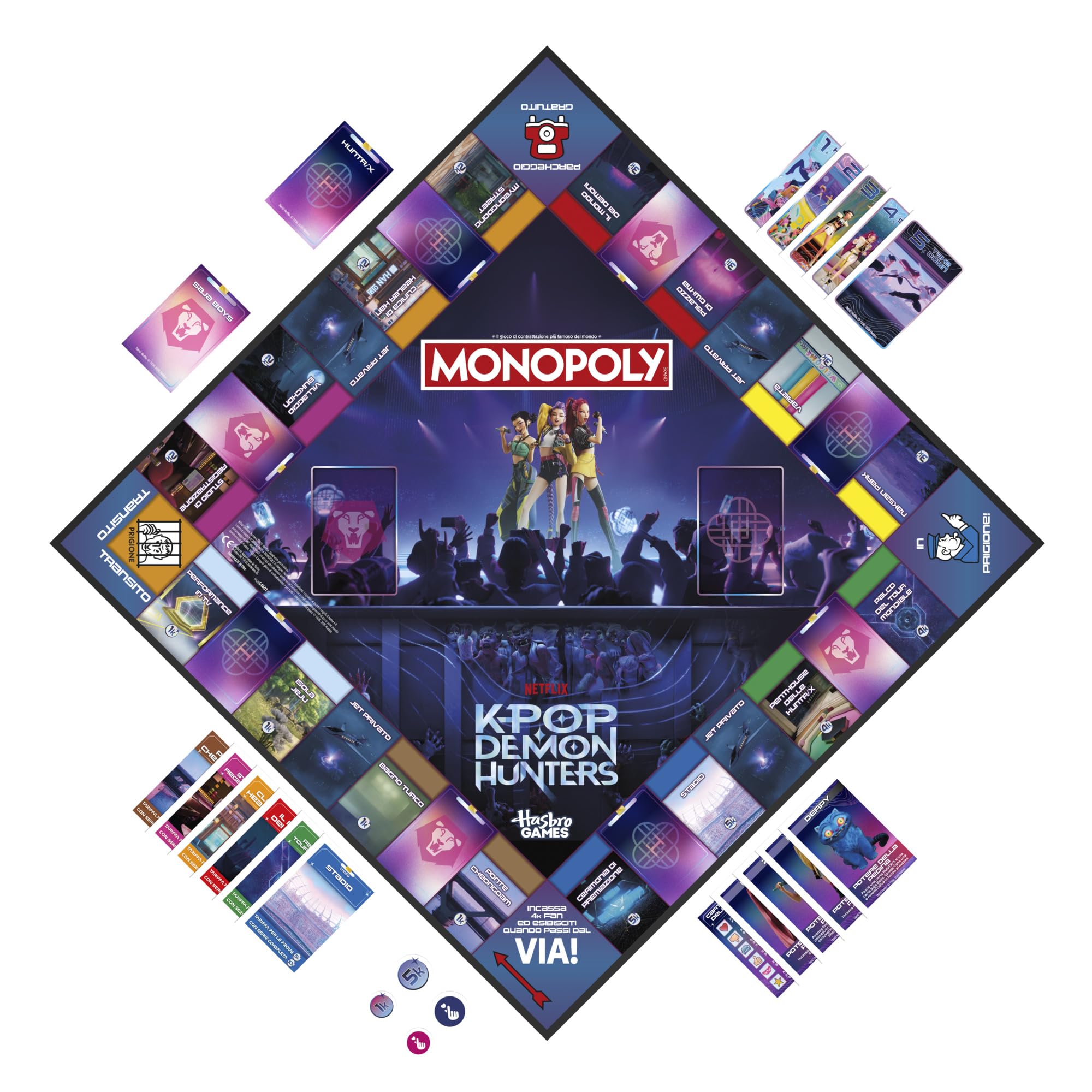 Monopoly: KPop Demon Hunters, gioco da tavolo in edizione speciale