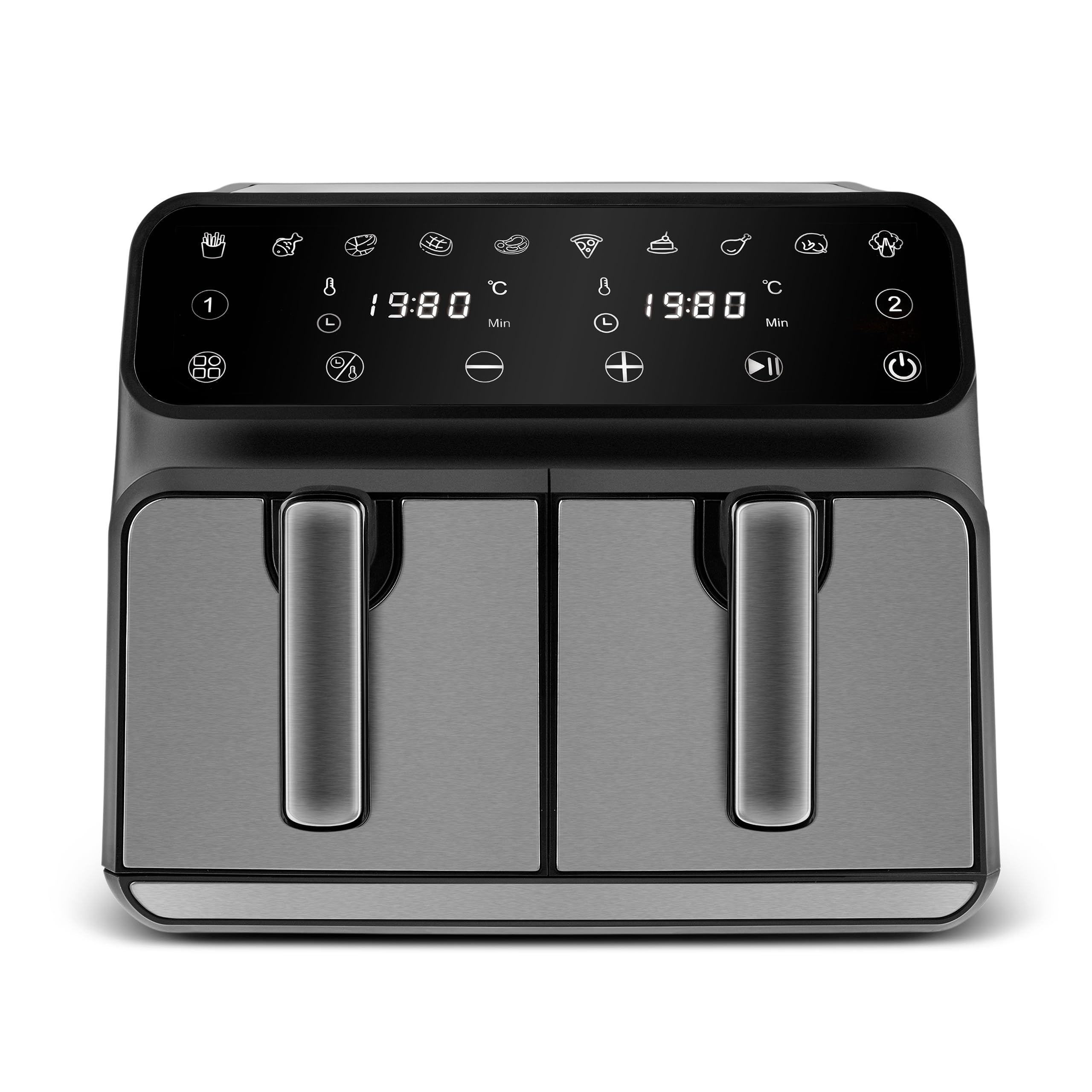 Karaca Multifry XXXL 4+4 Litre Dijital Twin İki Hazneli Airfryer