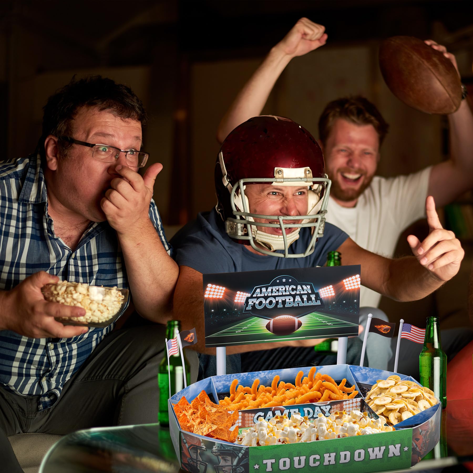Snack Stadium da Football Americano, Stadio della Merenda Super Bowl Decorazione per la festa del Football Bowl o come regalo, regalo del Super Bowl per i fan del Football Americano