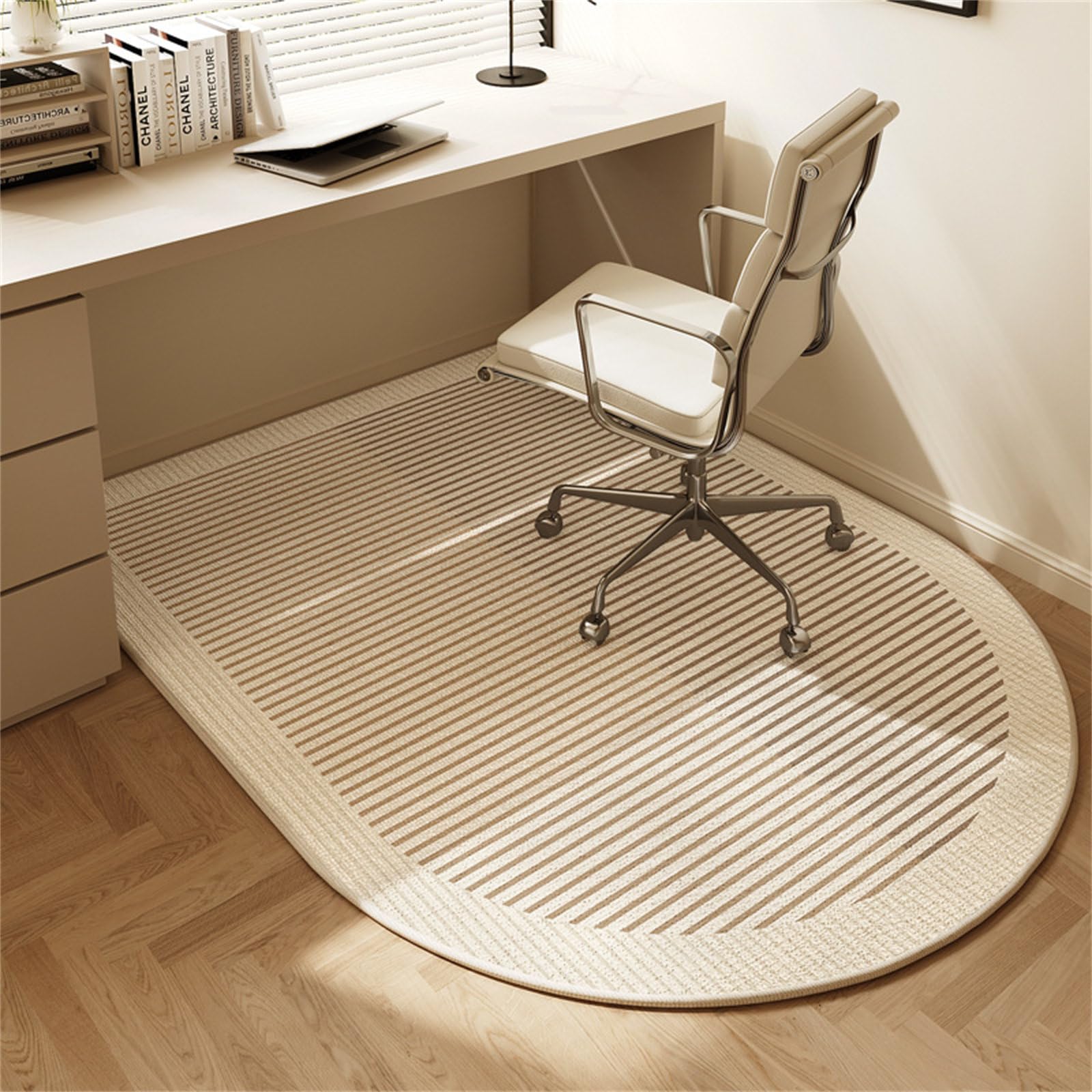 Tapis de chaise de bureau anti-rayures antidérapant facile à glisser pour bois et carrelage 120 x 150 cm Parfait pour la maison et le bureau