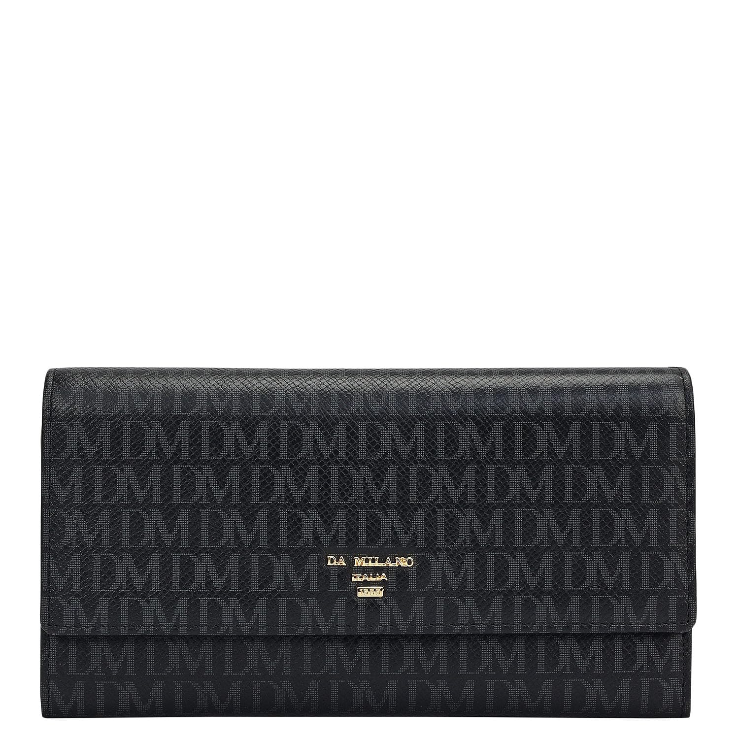 Premium Leather Wallet for Women | Multi Compartment Travel Wallet - Black (10127C)-image-44