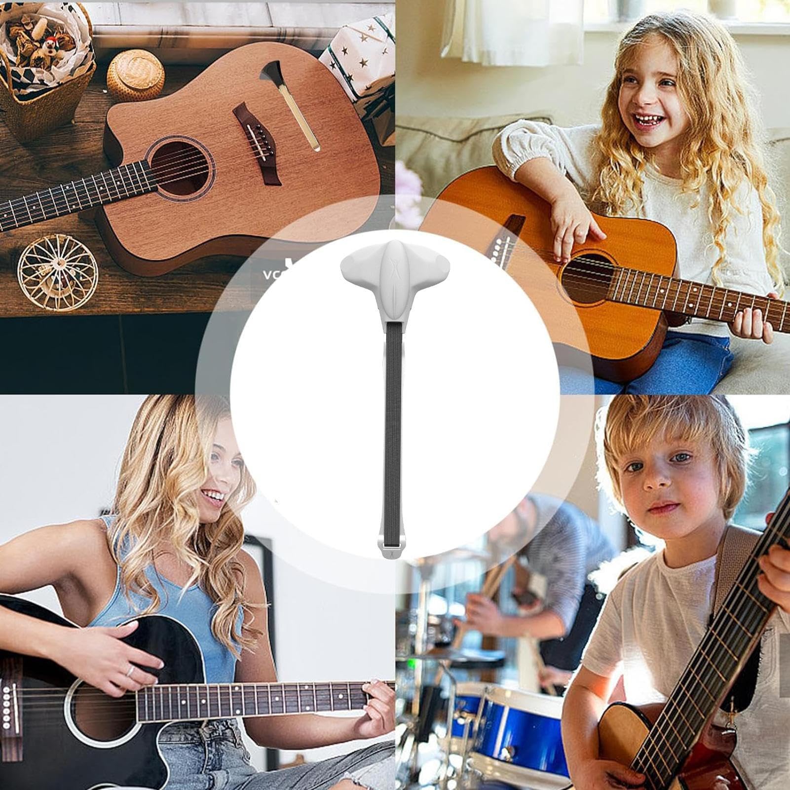 Plettri per chitarra, plettri unici, plettri per chitarra leggera ed | elastica, liscia e portatile - per chitarra con strumenti a corda doppia faccia per classe scuola di viaggio Soydan