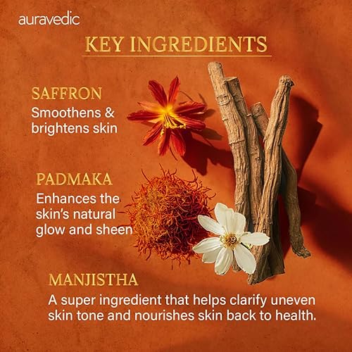 Miniatura 5 de Aceite Kumkumadi Auravedic de Azafrán Puro para una Piel Ultra Radiante | Aceite Ayurvédico para Piel Opaca, Deshidratada y Cansada | Fórmula