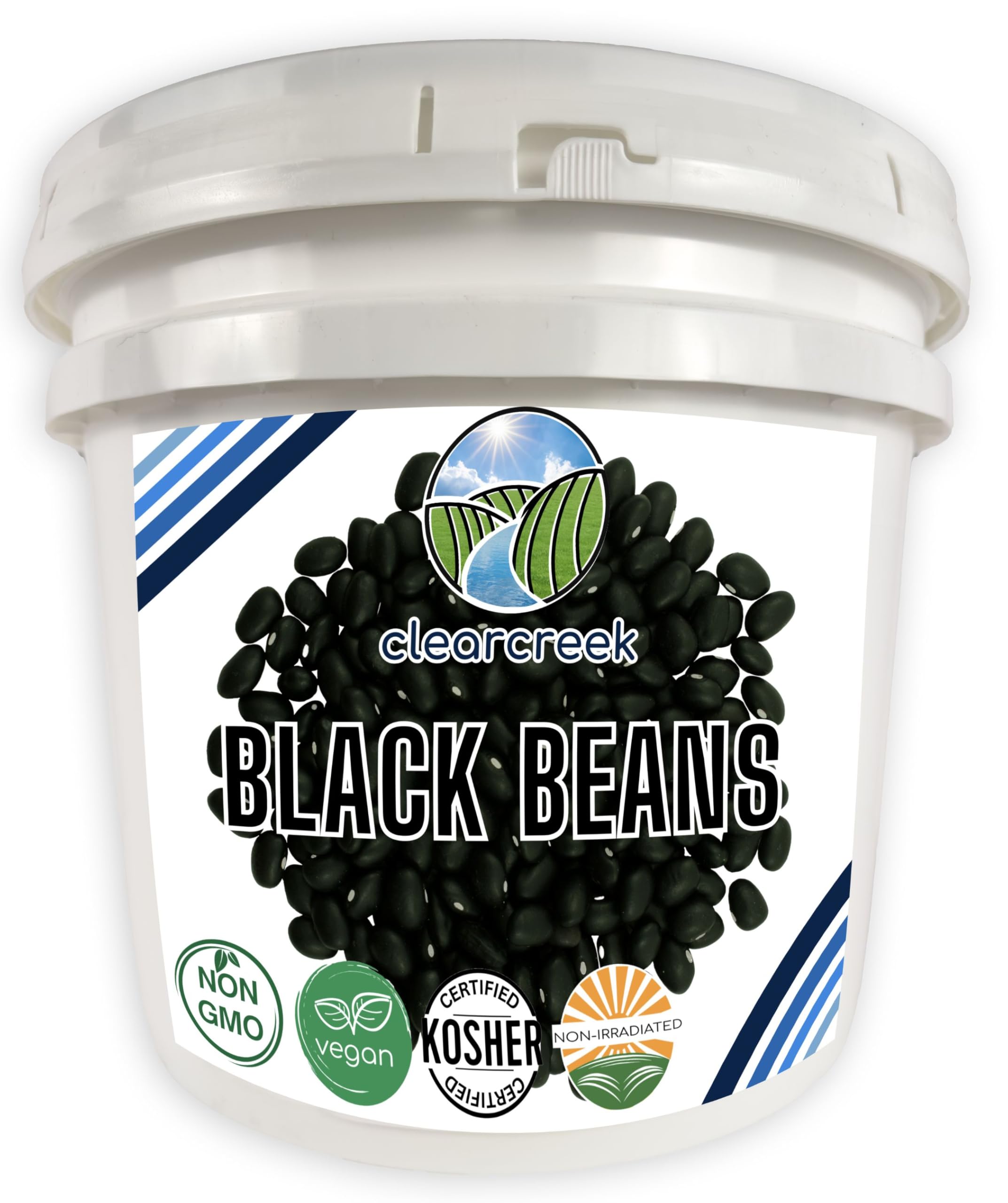 Amazon.com : CLEAR CREEK Black Beans | 25 LBS | Emergency Food
