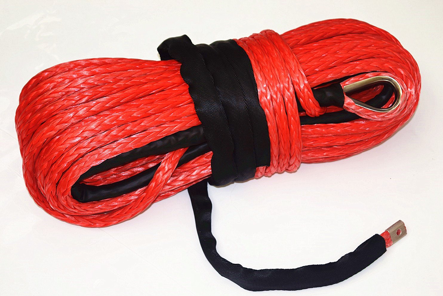 Corde de treuil synthétique 14mm x 30m en UHMWPE pour remorquage de 4x4