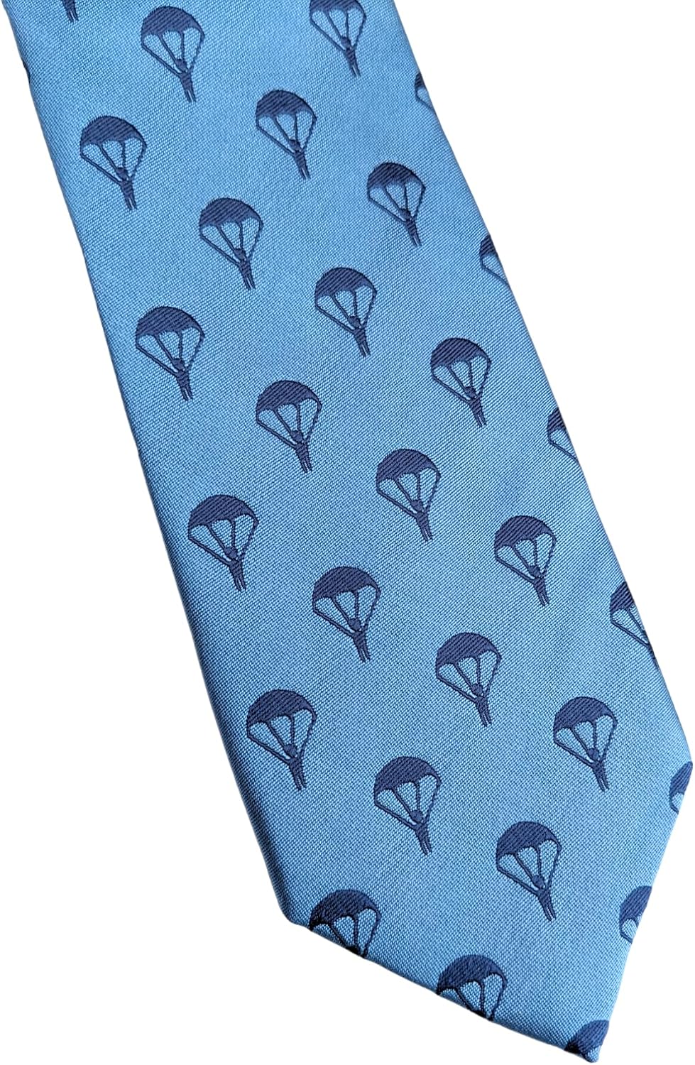 Parachute necktie, skydiving necktie, skydiver necktie, paratrooper gift, paramilitary necktie, paramilitary gift