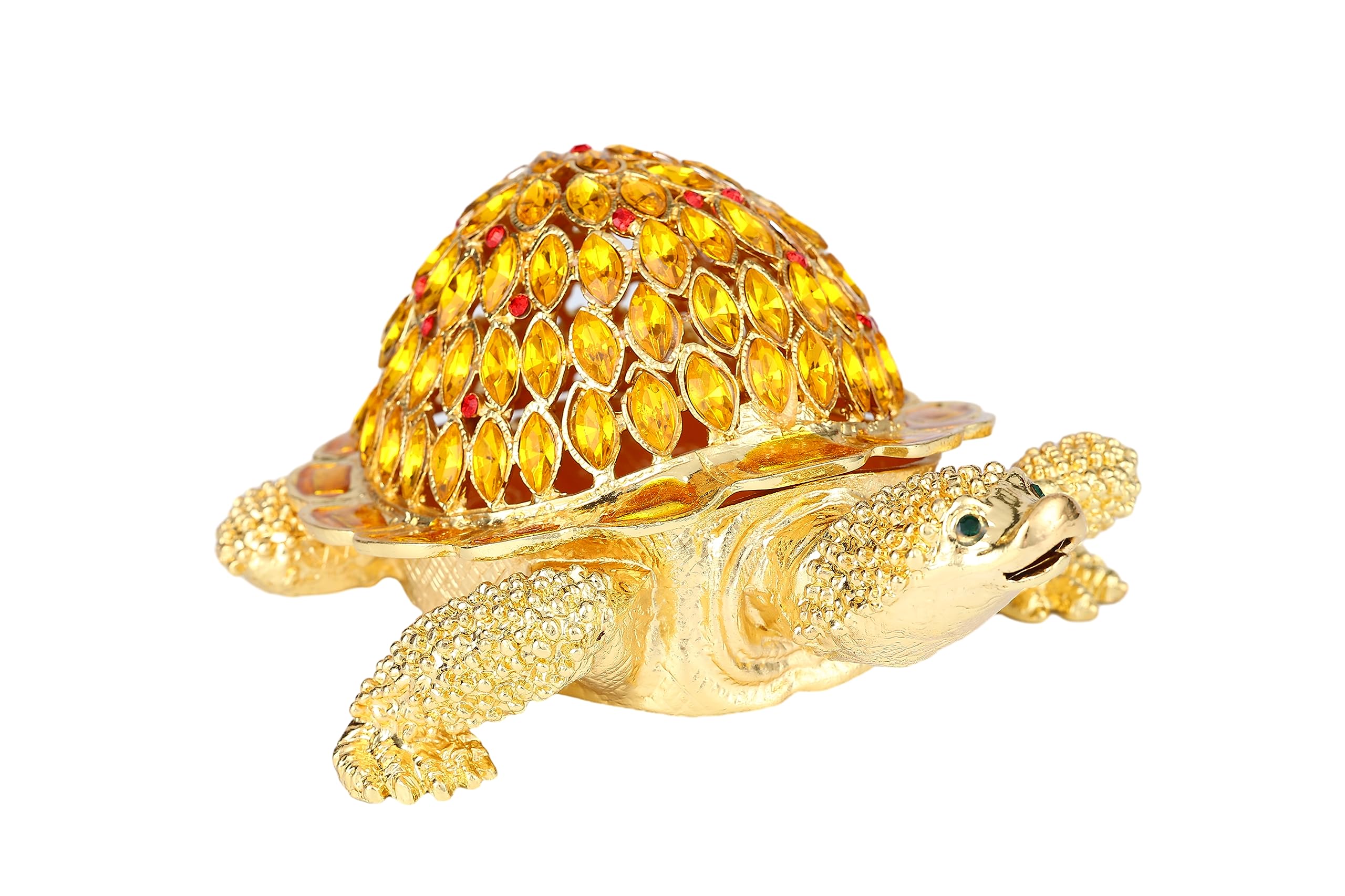 Series Turtle Jewelry trinket Box Hinged Decorative Collectible Figurine Unique Gift to Store The Ring… (Jewel Turtle)