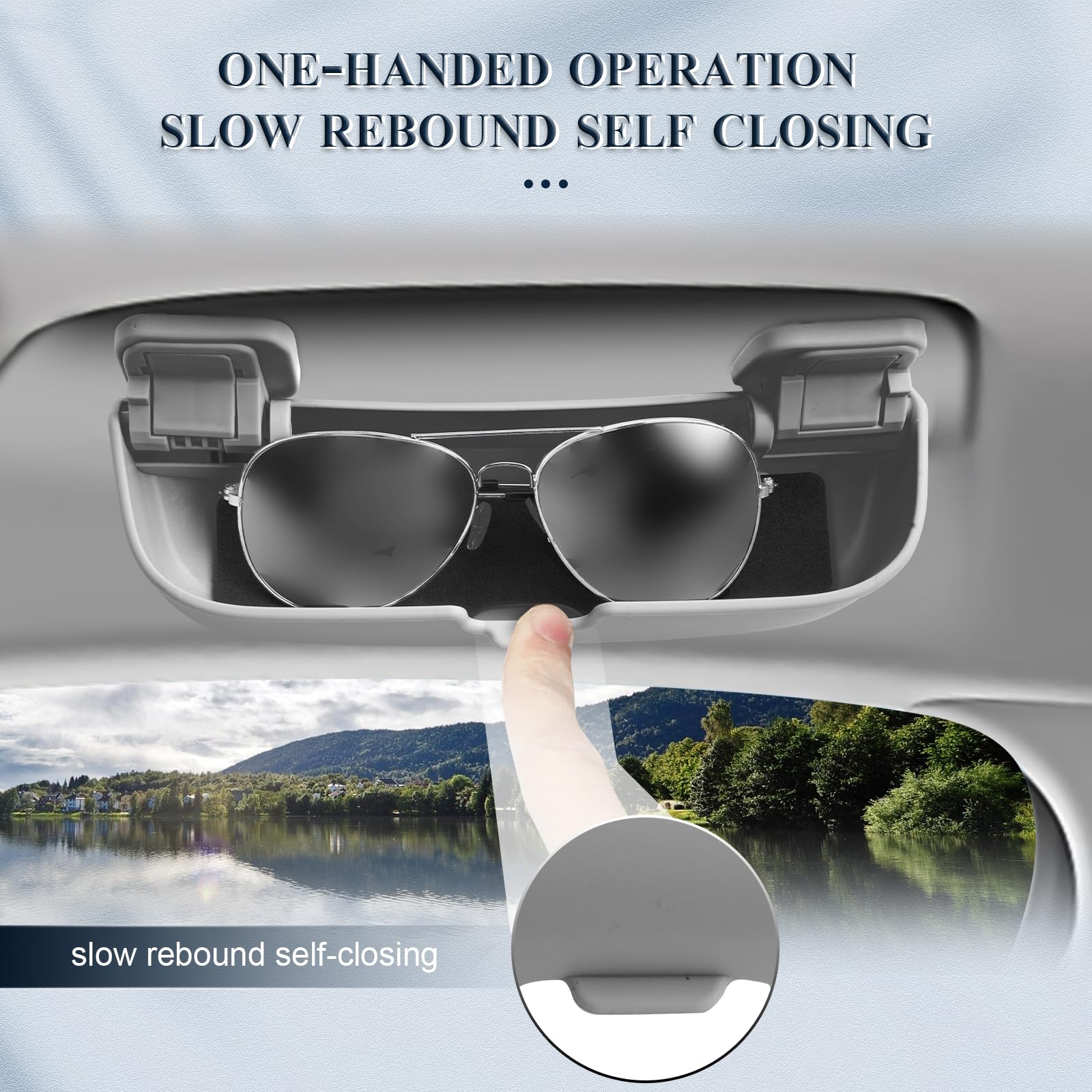 XWSBUDE Auto Brillenhalter Für Peugeot 3008 2016-2020 - Praktisch & Sicher