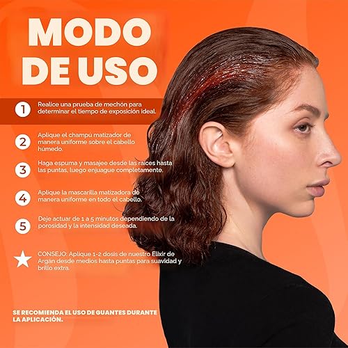 Miniatura 10 de naissant Irish Copper - Mascarilla tonificante para el cabello Pigmentos de ultra alta pureza Depósitos de tono de cobre profundo Ácido