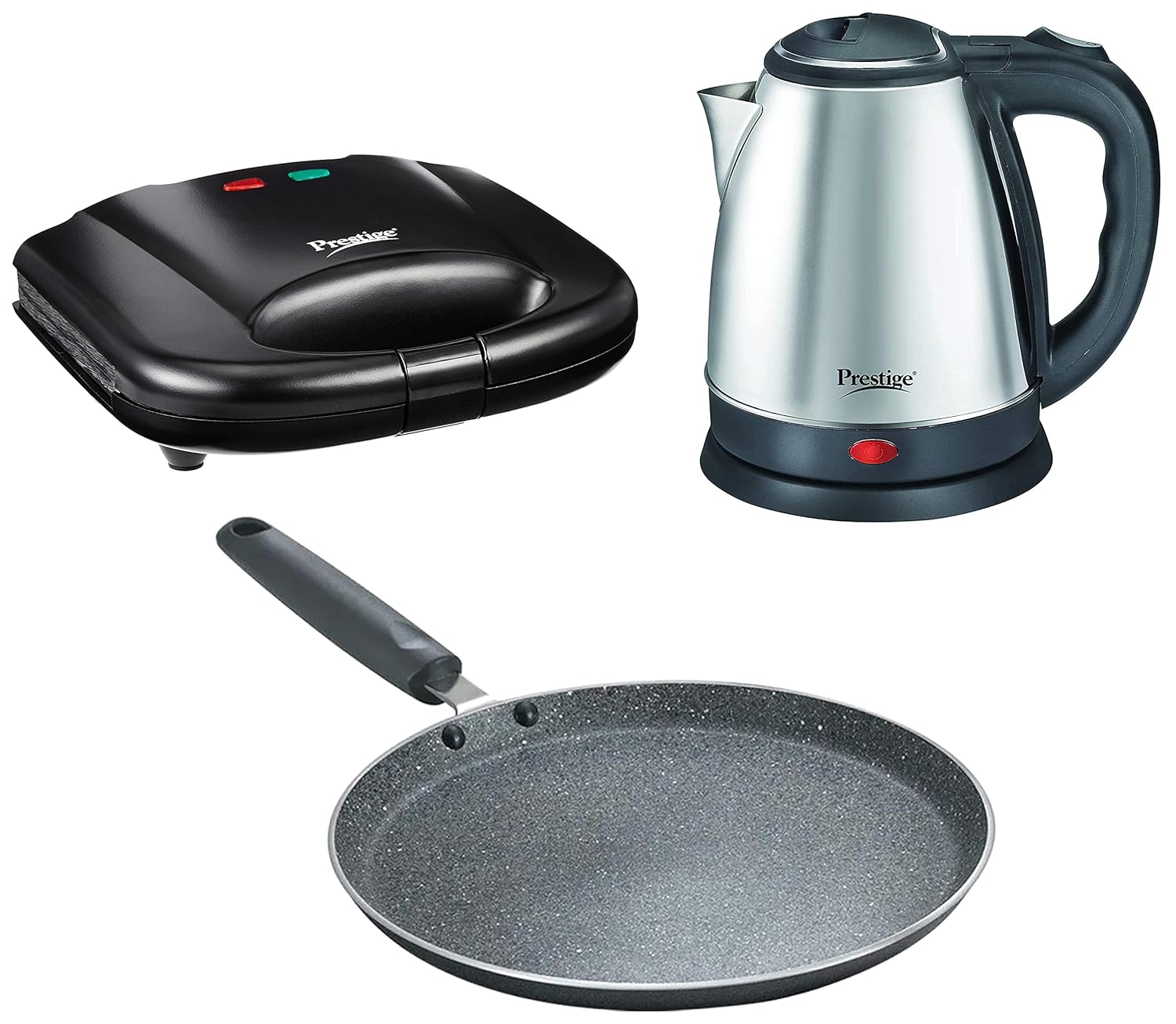 Buy Prestige PGMFB 800 Watt Grill Sandwich Toaster with Fixed Grill Plates, Black&Prestige