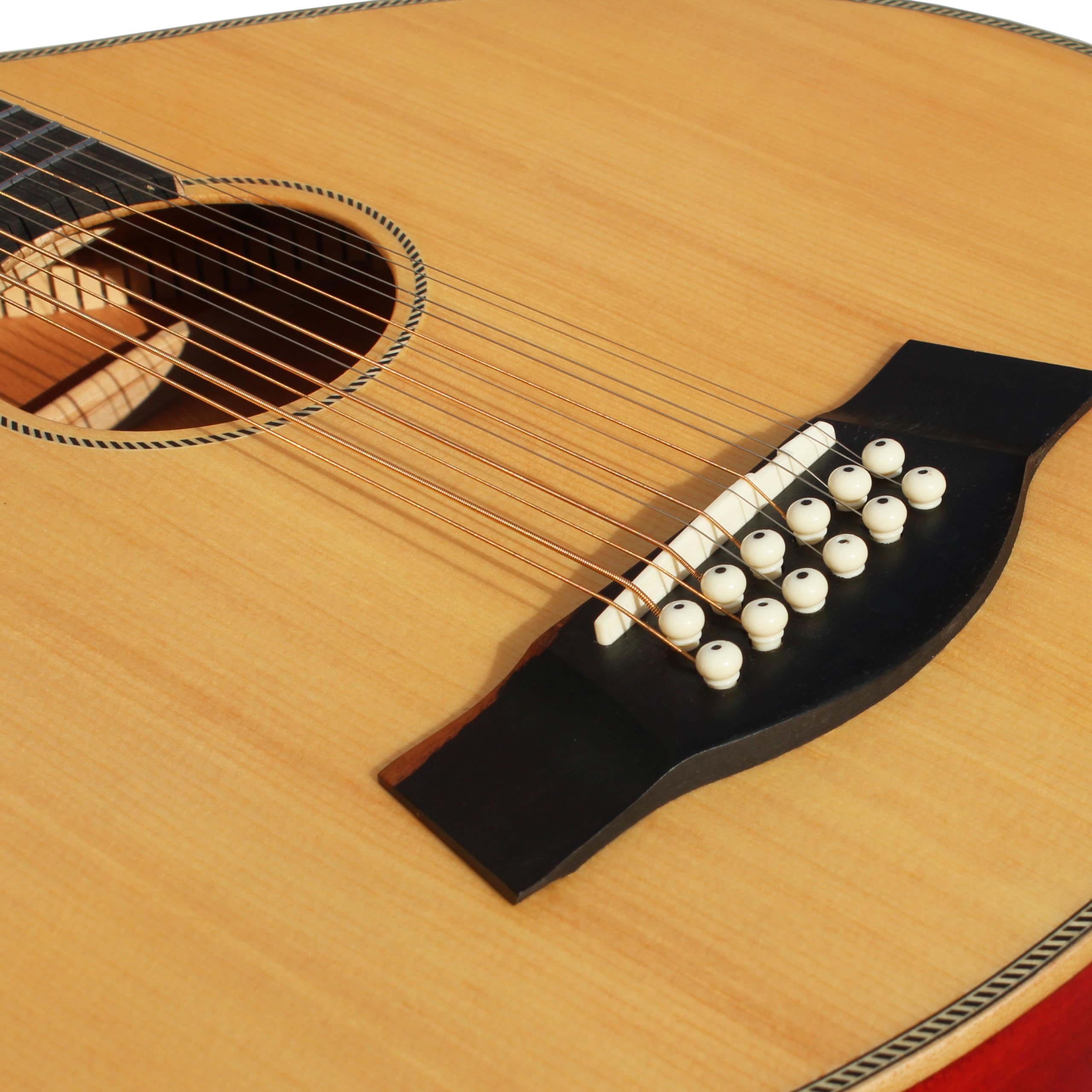 Batking Bouzouki 12 Saiten Bouzouki Gitarre mit EQ (12 Saiten)