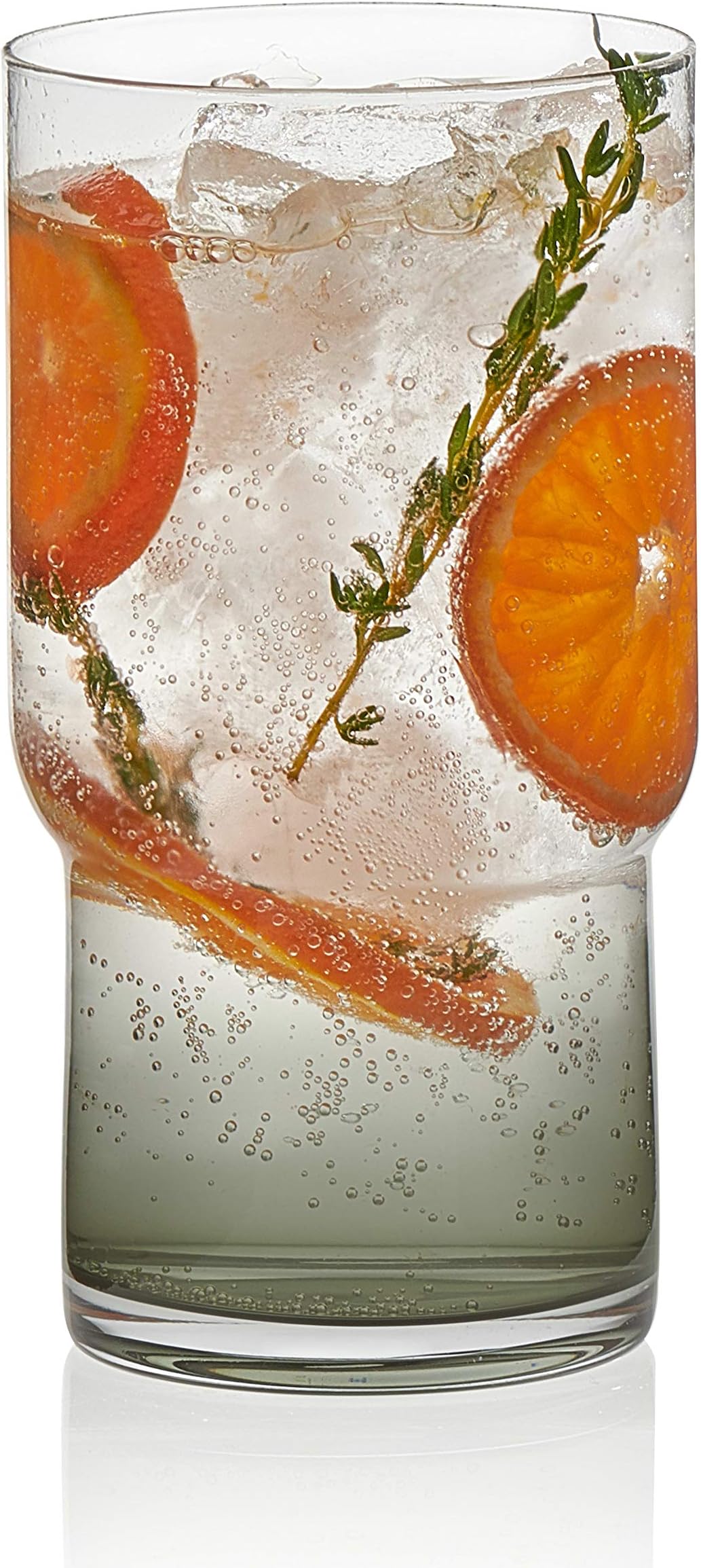 Prologue Libbey Haze Handblown Glasses, Set of 6, 20 oz, Tumblers (Smoke, 20 oz)
