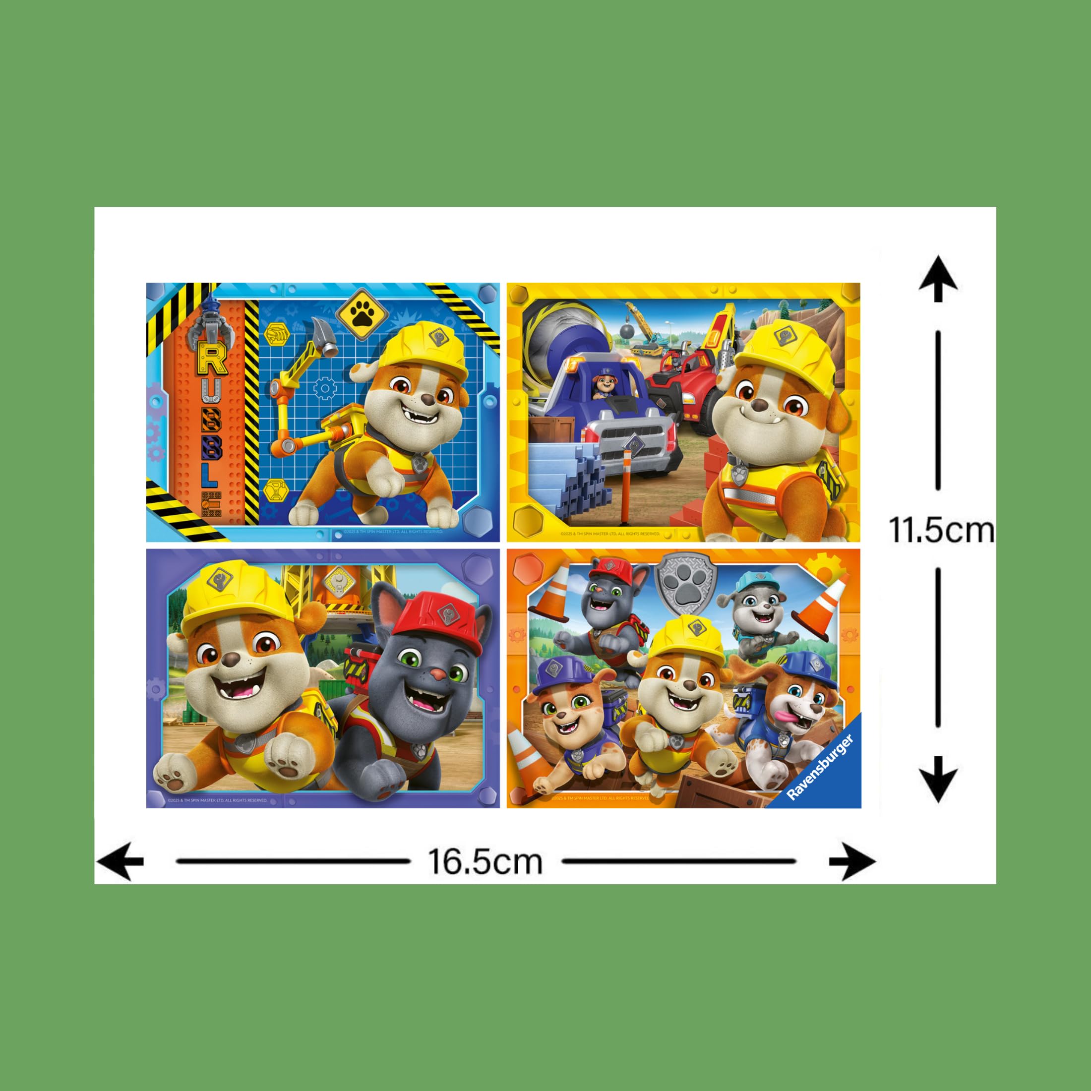 Ravensburger Rubble & Crew 4 in a Box (12, 16, 20, 24 piece) Jigsaw Puzzles - Image 3