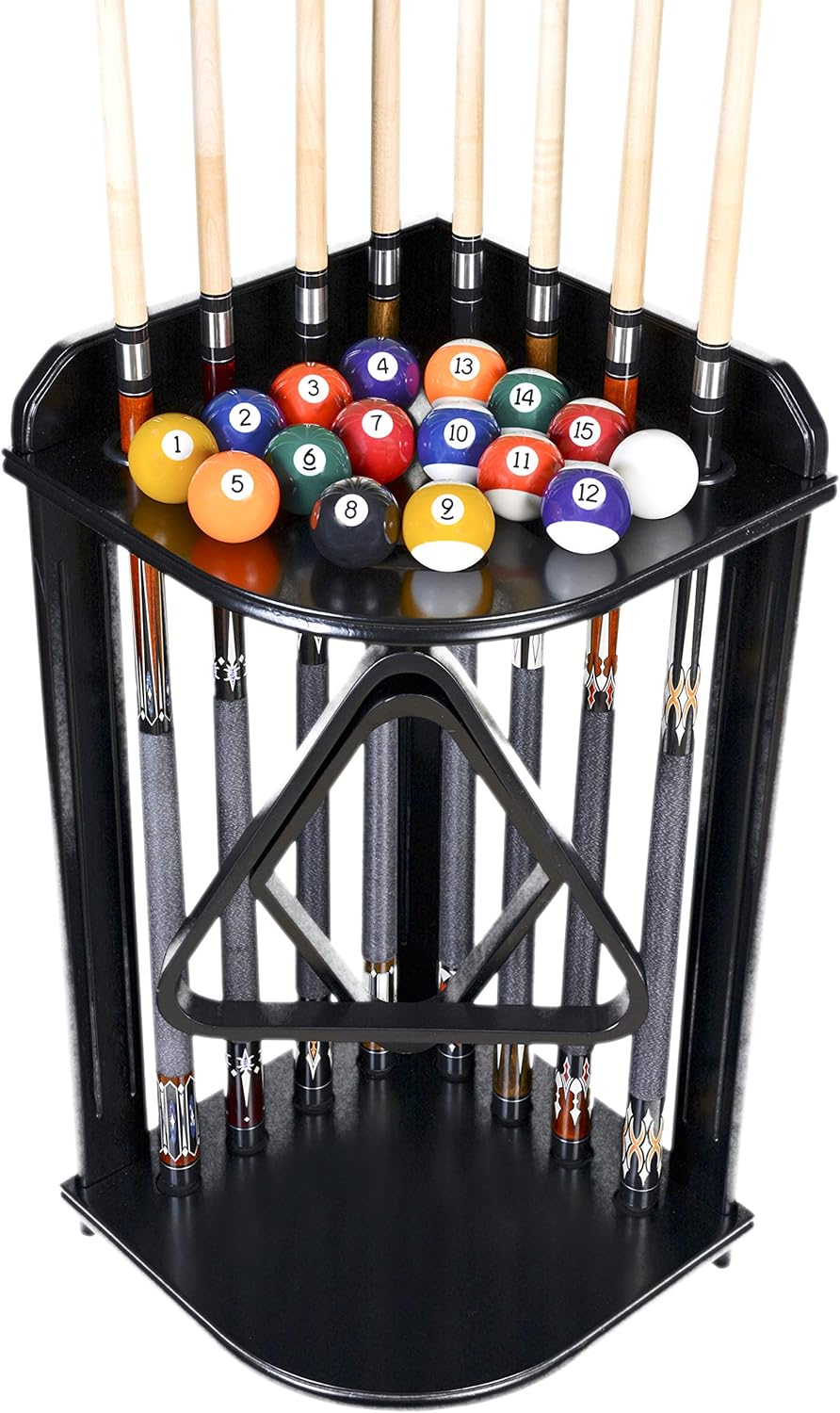 ISZY Billiards 8 Pool Cue Rack Only Billiard Stick Stand