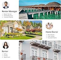 Vista 4 de SMONET - Cerradura de puerta sin llave con asa – Cerraduras inteligentes de huellas dactilares WiFi SMONET para puerta delantera, control remoto