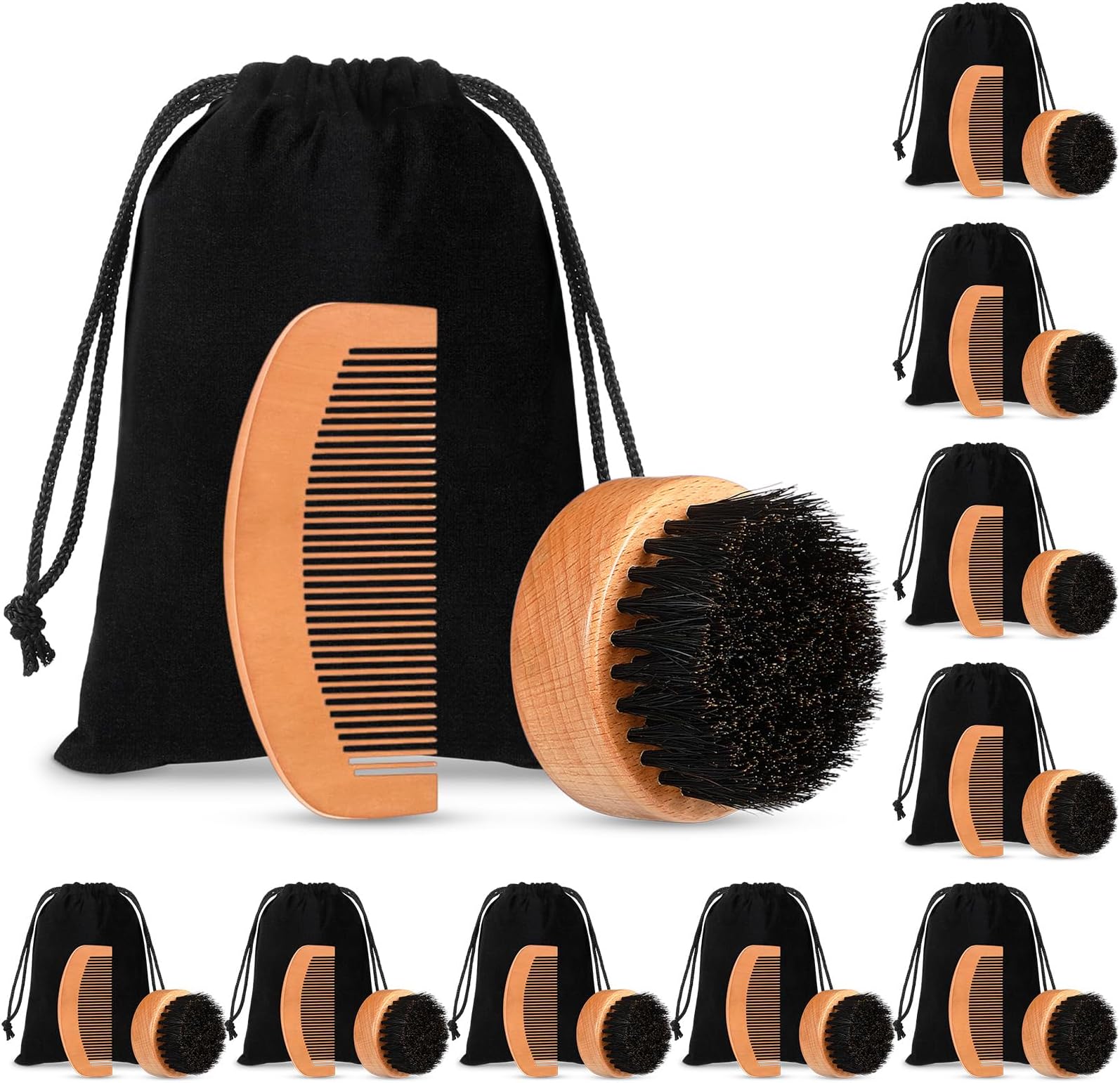 Viking Revolution Beard Brush And Comb Set With Peppermint - View #9